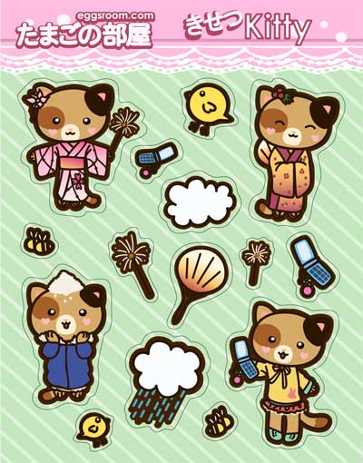 Kisetsu Kitty Stickers